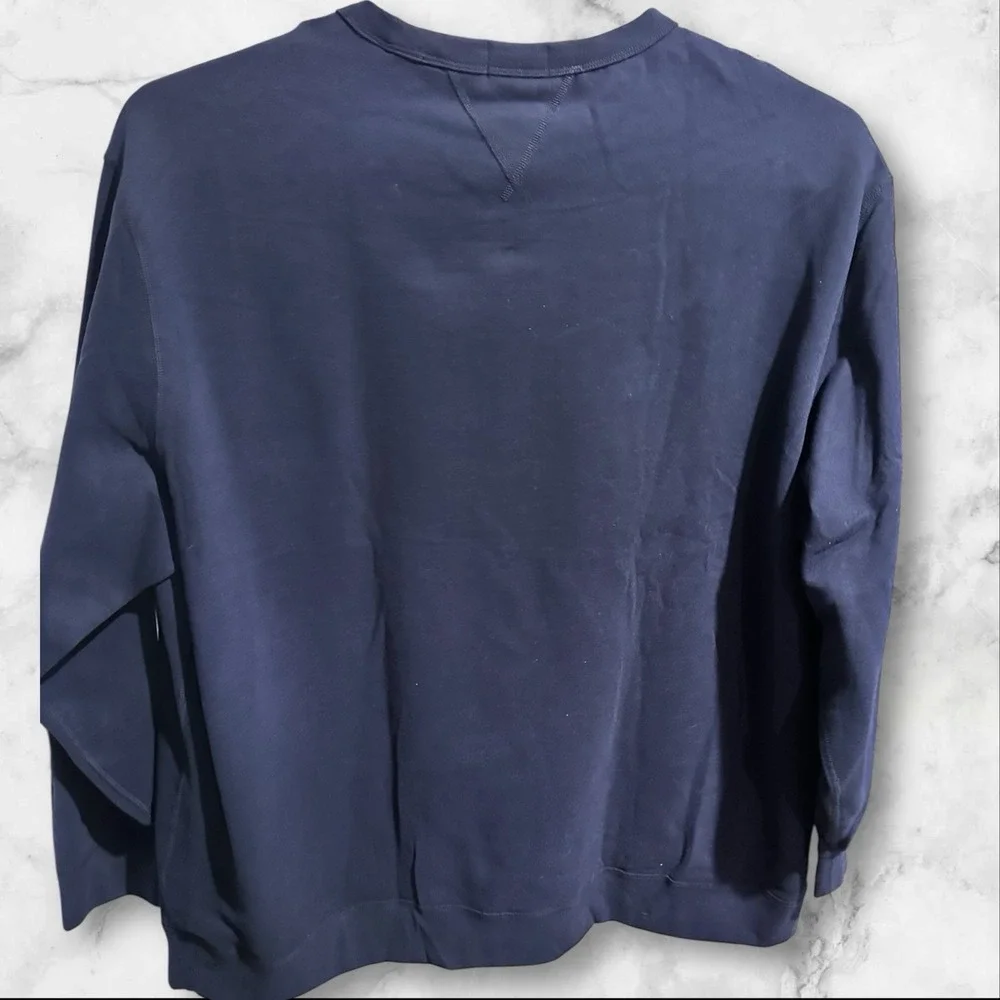 Polo Ralph Lauren Mens Crewneck Sweatshirt 4XLT Polo‎ Spell Out Navy